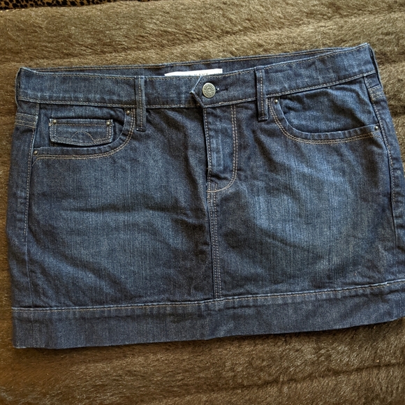 Denim Mini Skirt - Picture 4 of 7